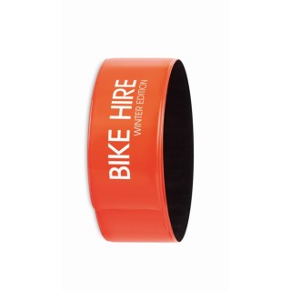 Pulsera reflectante de PVC publicitaria